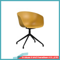 Plastic Swivel Cafe Outdoor Restaurant with Matel Leg Modern Design Dining Chair